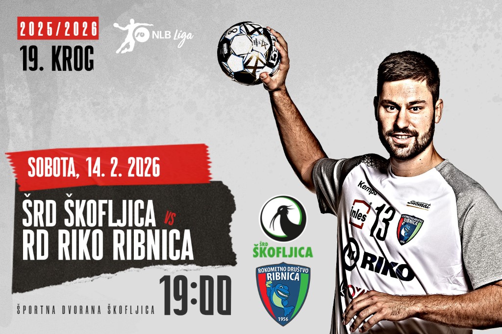 Liga NLB, 19. krog: <br>ŠRD ŠKOFLJICA – RD RIKO RIBNICA