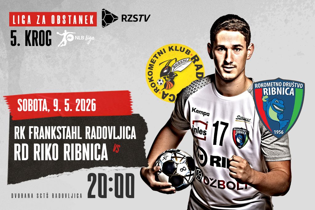 Liga NLB, končnica za obstanek, 5. krog: <br>RK F. RADOVLJICA – RD RIKO RIBNICA